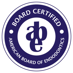 Board Certified American Board of Endodontics